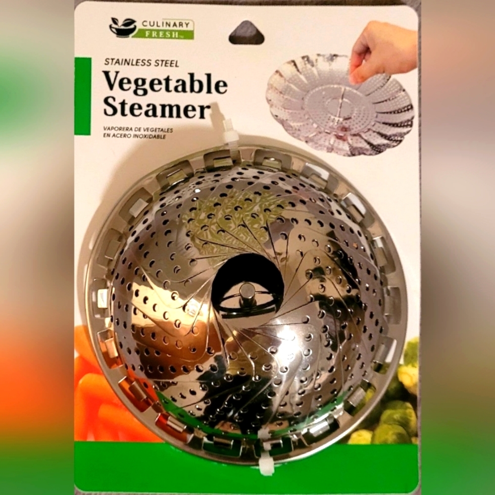 Stainless Steel Fruit & Vegetable Steamer by Culinary Fresh